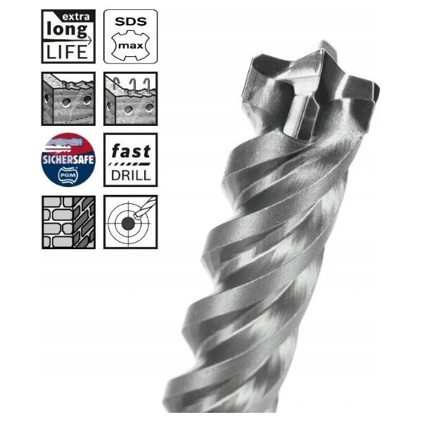 Wiertło Bosch Bosch hammer drill bit SDS max-8X 30x200x320mm - 2608900252 EXPERT RANGE