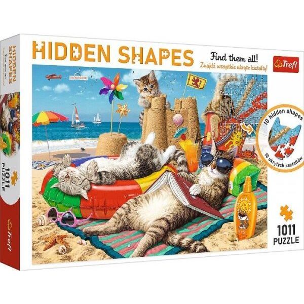 Trefl Puzzle 1000el Kocie wakacje 10674 Trefl