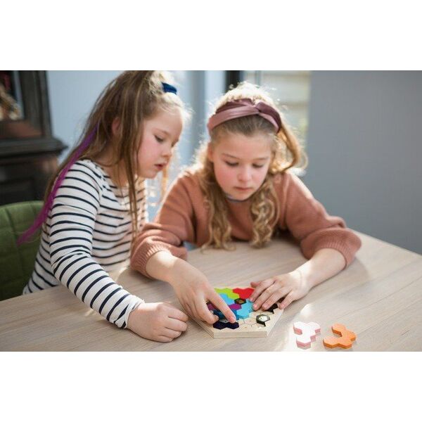 BS Toys BS Toys, Gra Puzzzzzzle od pszczółki