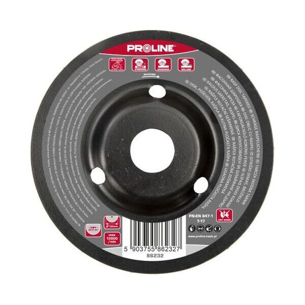 Profix TARCZA SKOŚNA TARNIK DROBNE ZĘBY TYP B 125MM PROLINE