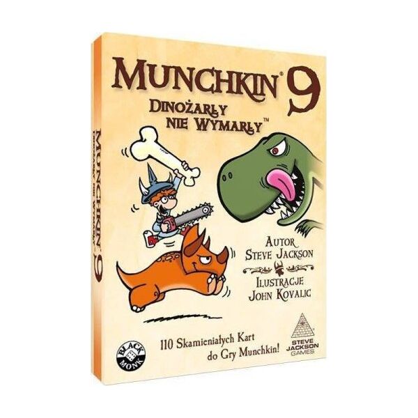 Black Monk Gra Munchkin 9 Dinożarły Nie Wymarły Dodatek