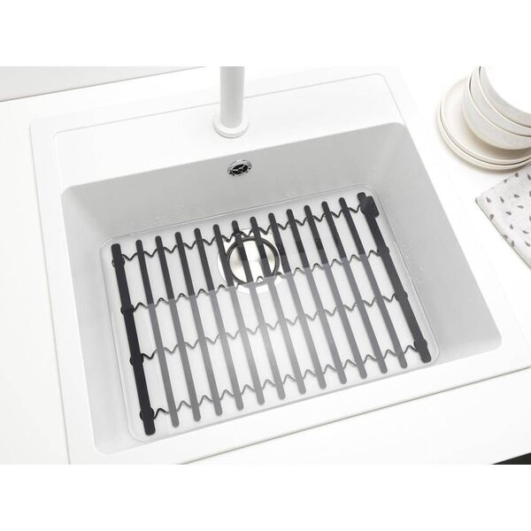 Brabantia Silikonowa mata do zlewu ciemno szara 302589