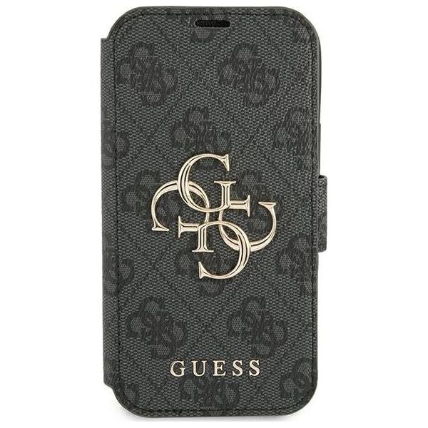 Guess Guess GUBKP13X4GMGGR iPhone 13 Pro Max 6,7" szary/grey book 4G Big Metal Logo