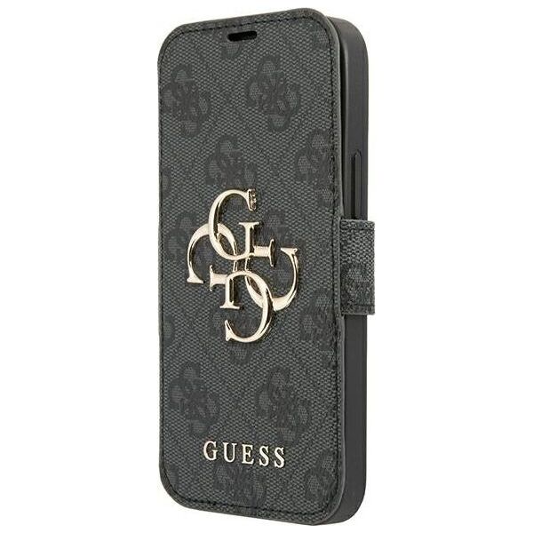 Guess Guess GUBKP13L4GMGGR iPhone 13 Pro / 13 6,1" szary/grey book 4G Big Metal Logo