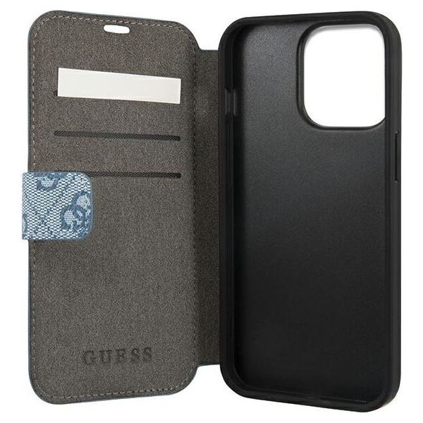 Guess Guess GUBKP13L4GDBL iPhone 13 Pro / 13 6,1" niebieski/blue book 4G Stripe