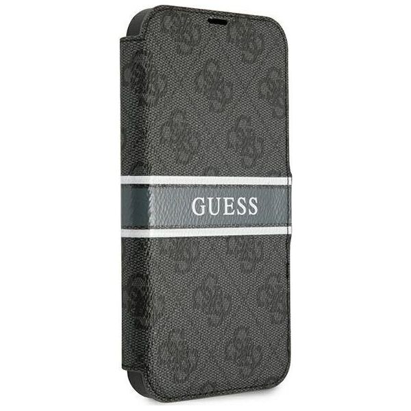 Guess Guess GUBKP13S4GDGR iPhone 13 mini 5,4" szary/grey book 4G Stripe