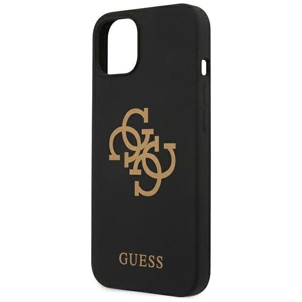 Guess Guess GUHCP13MLS4GGBK iPhone 13 6,1" czarny/black hard case Silicone 4G Logo