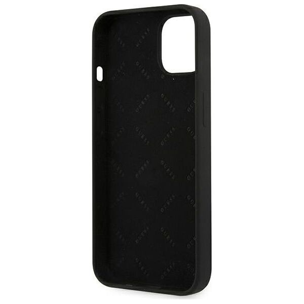 Guess Guess GUHCP13MLS4GGBK iPhone 13 6,1" czarny/black hard case Silicone 4G Logo