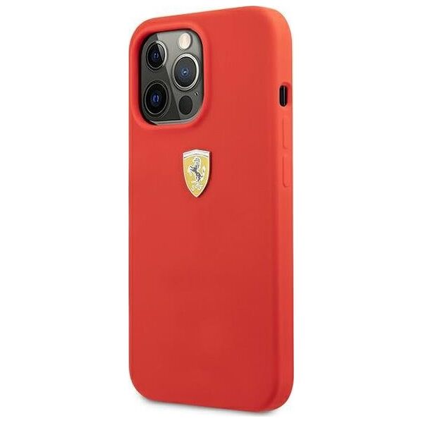 Ferrari Ferrari FESSIHCP13XRE iPhone 13 Pro Max 6,7" czerwony/red hardcase Silicone