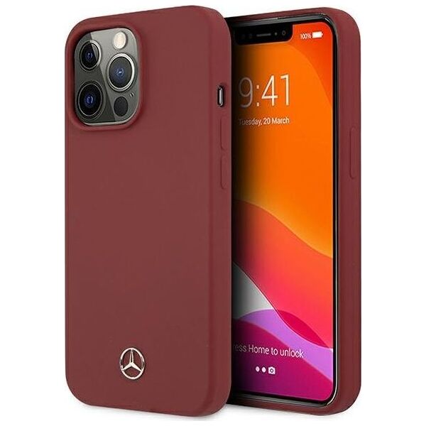 Mercedes Mercedes MEHCP13LSILRE iPhone 13 Pro / 13 6,1" czerwony/red hardcase Silicone Line