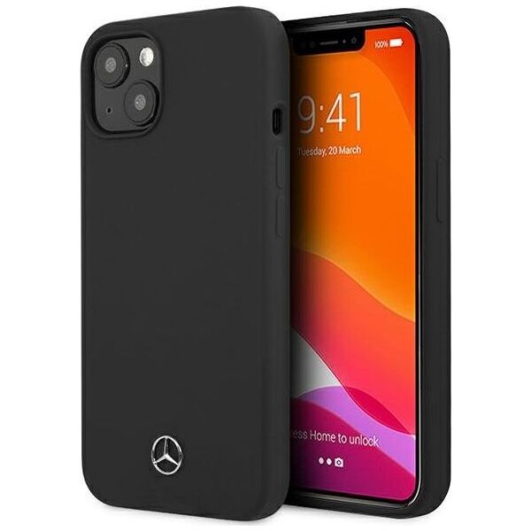 Mercedes Mercedes MEHCP13SSILBK iPhone 13 mini 5,4" czarny/black hardcase Silicone Line