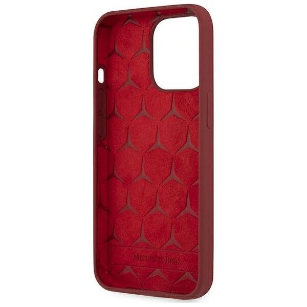 Mercedes Mercedes MEHCP13XSILRE iPhone 13 Pro Max 6,7" czerwony/red hardcase Silicone Line