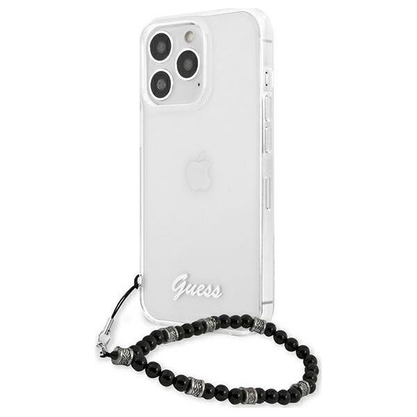 Guess Guess GUHCP13XKPSBK iPhone 13 Pro Max 6,7" Transparent hardcase Black Pearl