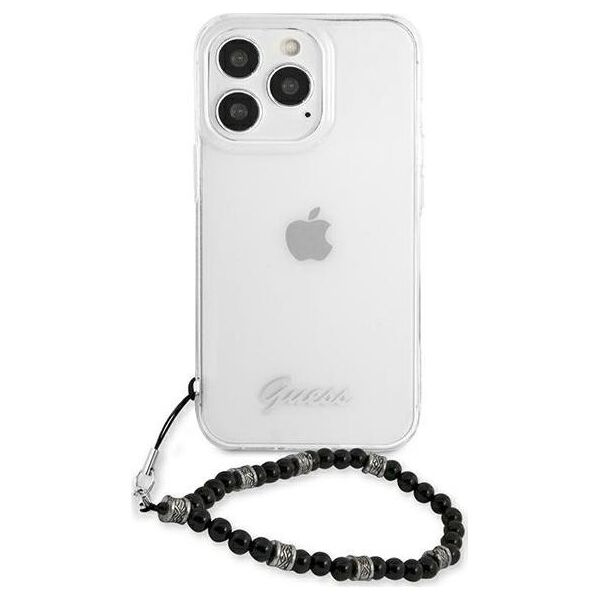 Guess Guess GUHCP13XKPSBK iPhone 13 Pro Max 6,7" Transparent hardcase Black Pearl