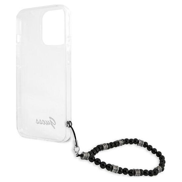 Guess Guess GUHCP13XKPSBK iPhone 13 Pro Max 6,7" Transparent hardcase Black Pearl