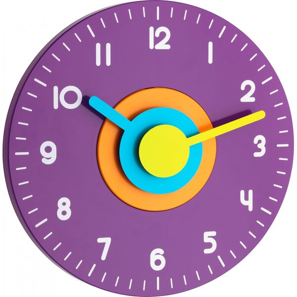 TFA TFA 60.3015.11 Design Wall Clock purple