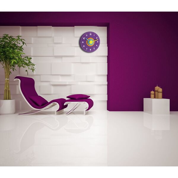 TFA TFA 60.3015.11 Design Wall Clock purple