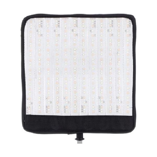 Lampa studyjna lampa studyjna T12 RGB led 34 x 32,5 cm czarna/biała 4 części