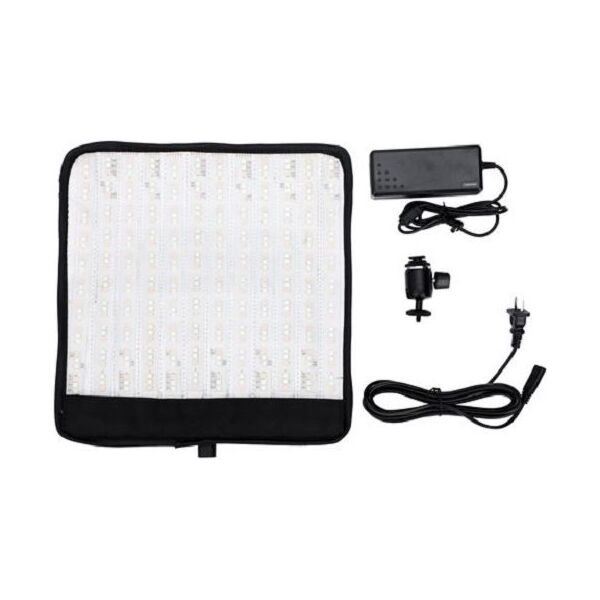 Lampa studyjna lampa studyjna T12 RGB led 34 x 32,5 cm czarna/biała 4 części
