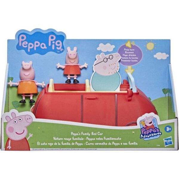 Figurka Hasbro Świnka Peppa - Rodzinne czerwone auto  (GXP-805956)