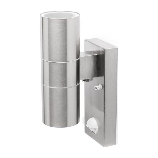 Kinkiet lampa ścienna 5000.257L 110 x 65 x 230 mm stal nierdzewna srebrna