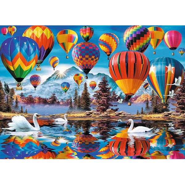 Trefl Puzzle drewniane 1000 Kolorowy Balony TREFL