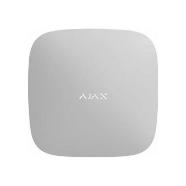 Ajax Centrala Hub 2 Plus 2xSIM, 4G/3G/2G Ethernet, Wi-Fi, biały