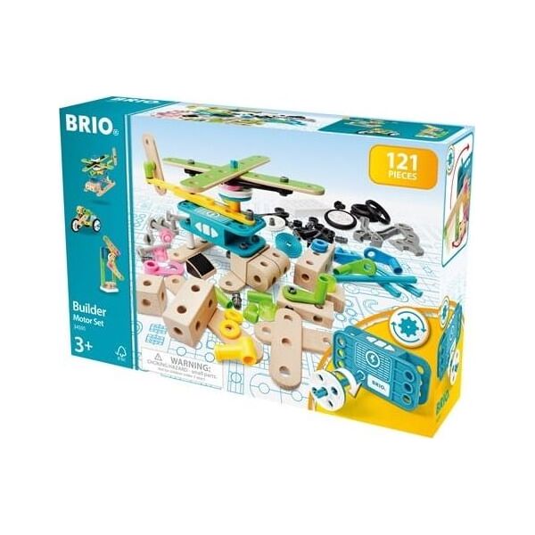 Brio Builder Zestaw z Silniczkiem 121 el. 3+ Brio