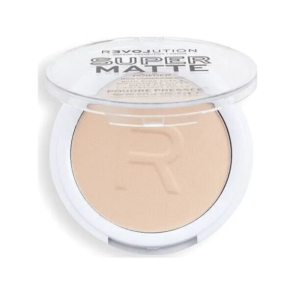 Makeup Revolution Makeup Revolution Super Matte Pressed Powder Puder matujący - Vanilla 6g