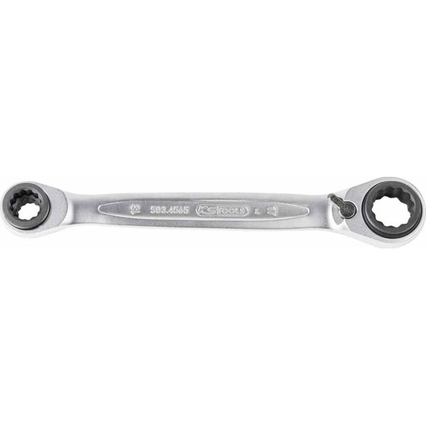 KS Tools KS Tools Klucz oczkowy 4w1 z grzechotką, dwustronny, 10x13x17x19 mm