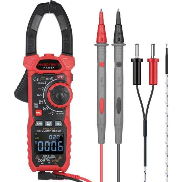 Habotest Cyfrowy miernik cęgowy Habotest HT208A