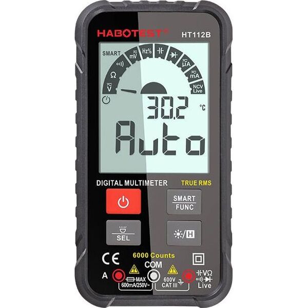 Habotest Cyfrowy multimetr uniwersalny Habotest HT112B True RMS
