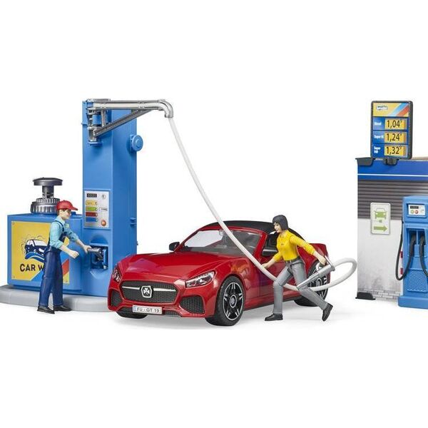 Bruder BRUDER bworld petrol station with washing area - 62111