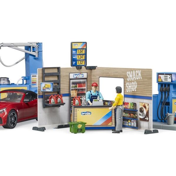 Bruder BRUDER bworld petrol station with washing area - 62111