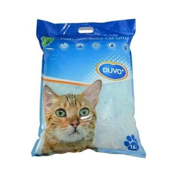 Żwirek dla kota Duvo+ Silica Premium Bezzapachowy 16 l
