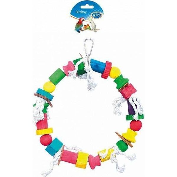 Duvo+ DUVO+ ZABAWKA DLA PTAKÓW KOLOROWA OBRĘCZ 30cm 4745014