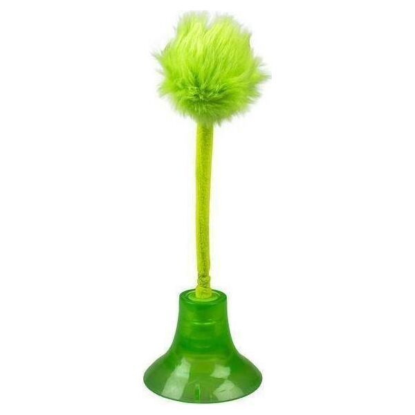 Duvo+ DUVO+ ZAB. KOT POMPON NA PRZYSSAWCE GREEN 31,5x10,3x10,3cm 12431