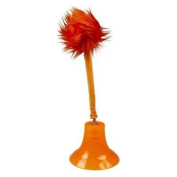 Duvo+ DUVO+ ZAB. KOT POMPON NA PRZYSSAWCE ORANGE 31,5x10,3x10,3cm 12429