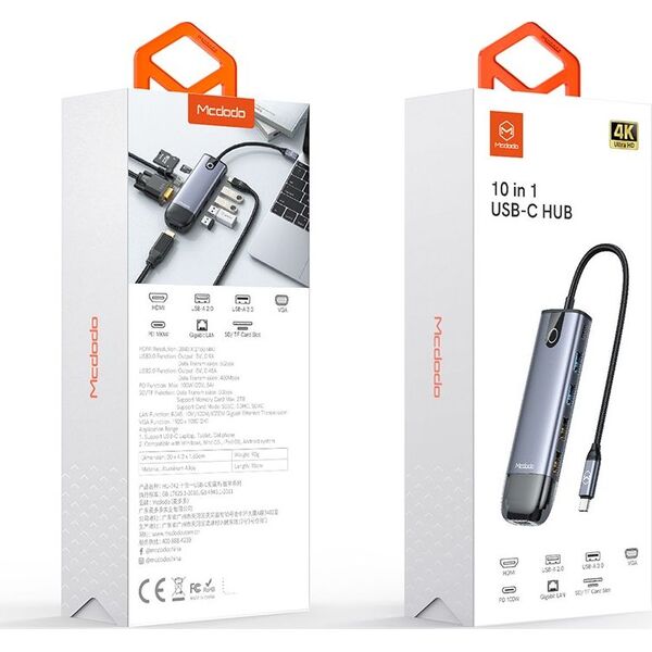Stacja/replikator Mcdodo 10w1 USB-C
