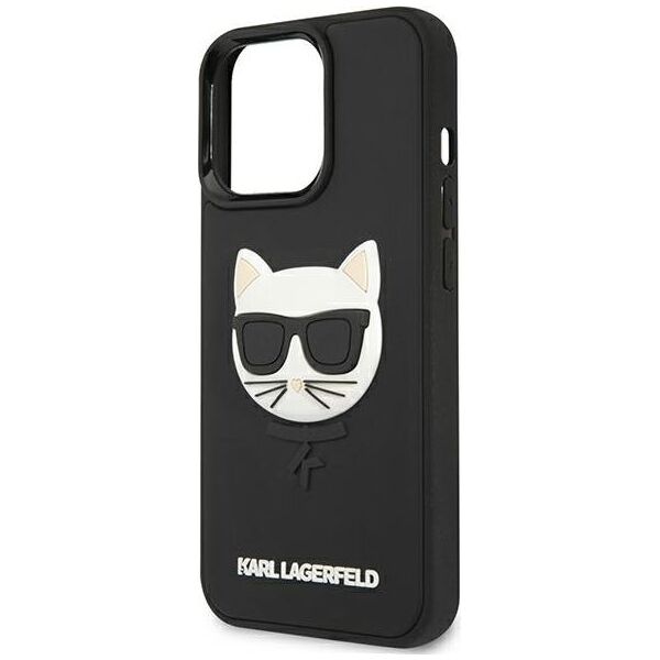 Karl Lagerfeld Karl Lagerfeld KLHCP13LCH3DBK 13 Pro / 13 6,1" czarny/black hardcase 3D Rubber Choupette