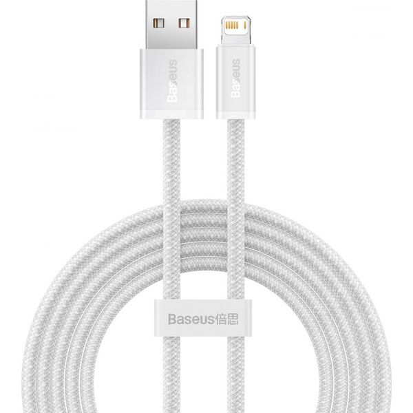 Kabel USB Baseus USB-A - Lightning 1 m Biały (BSU3009WHT)