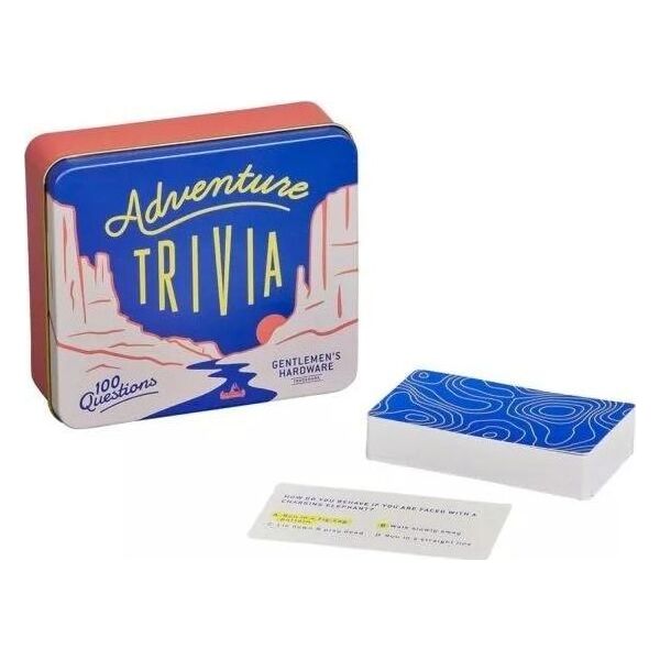 Gentlemens Hardware Gra kempingowa Adventure Trivia w puszce