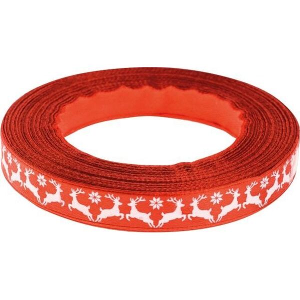 BREWIS Wstążka satynowa BREWIS Boże Narodzenie 12mm x 22m kolor 5 Brewis