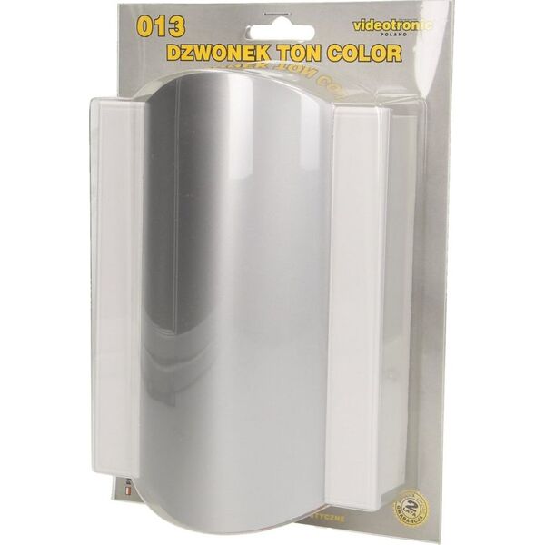 Orno Dzwonek elektromechaniczny dwutonowy TON COLOR 230V, biało-srebrny