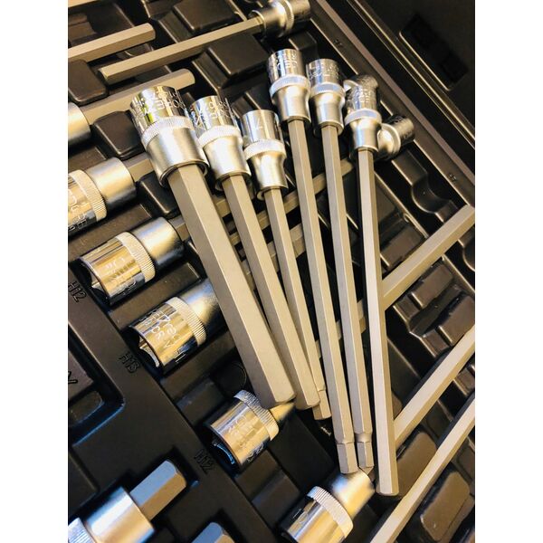 Gedore Gedore Red screwdriver socket set 1/2 hex 30 pieces - 3301573