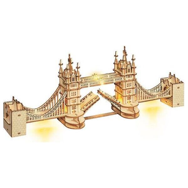 Robotime Robotime Drewniany Model Puzzle 3D Tower Bridge