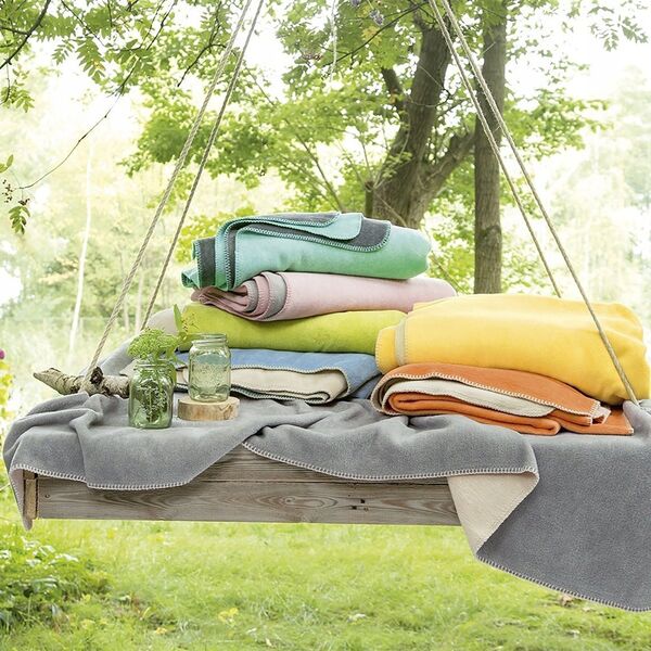 Ibena Ibena Uni Doubleface blanket Dublin espresso/brown 150x200cm