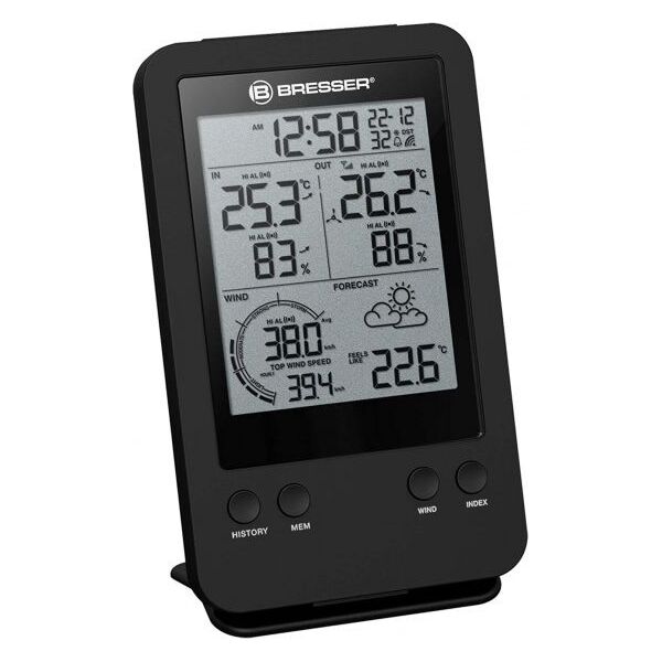 Stacja pogodowa Bresser stacja meteorologiczna Pro 3-in-115,5 cm czarna 2-częściowa