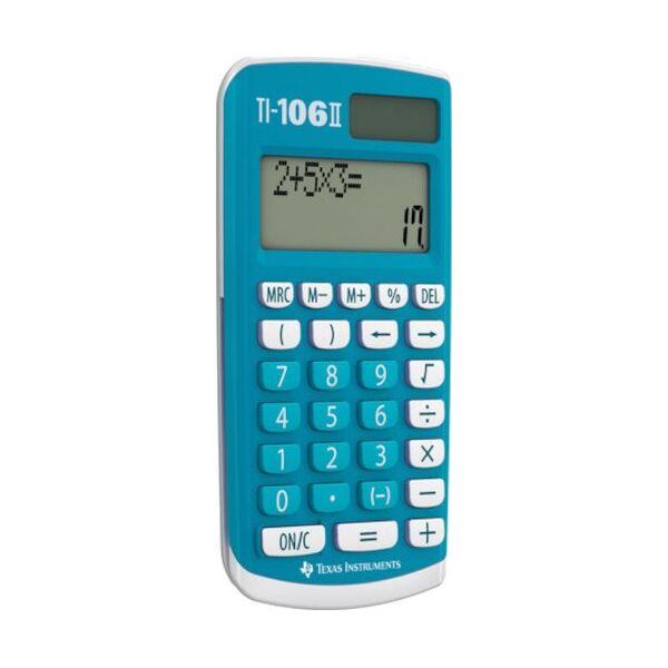 Kalkulator Texas Instruments kalkulator 106 II 8,9 x 18 x 2 cm niebieski/biały