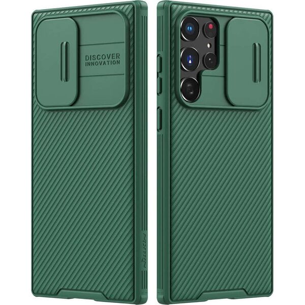 Nillkin Etui Nillkin CamShield Pro do Samsung Galaxy S22 Ultra (Ciemnozielone) uniwersalny